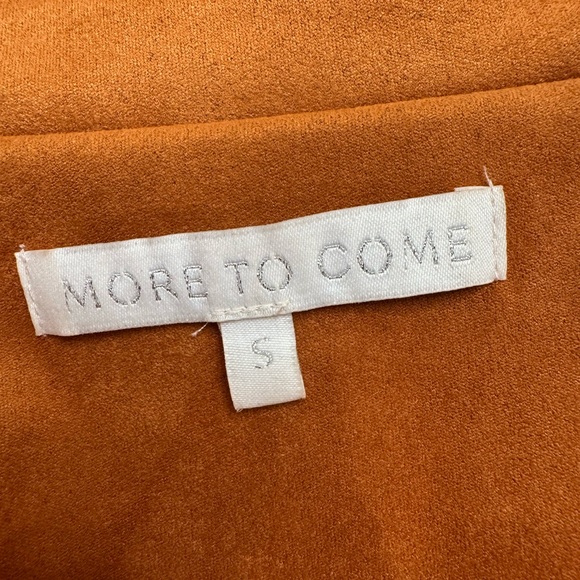 Revolve More To Come Kiara Suede Fringe Jacket in Camel size Small $108 - Picture 7 of 15